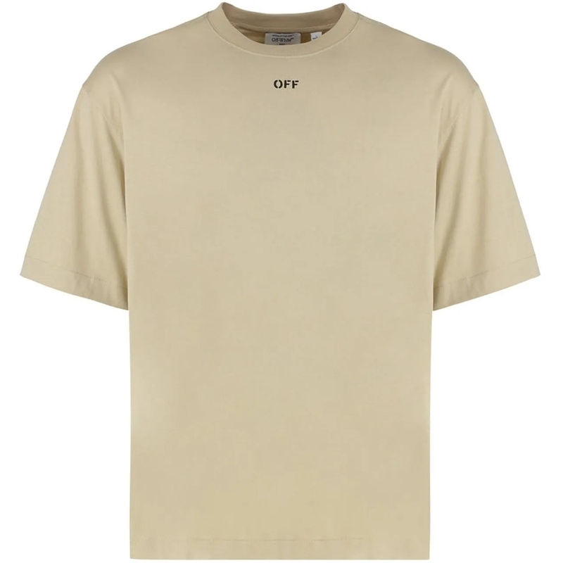 Off-White Legeres Oberteil Off-White T-shirt beige