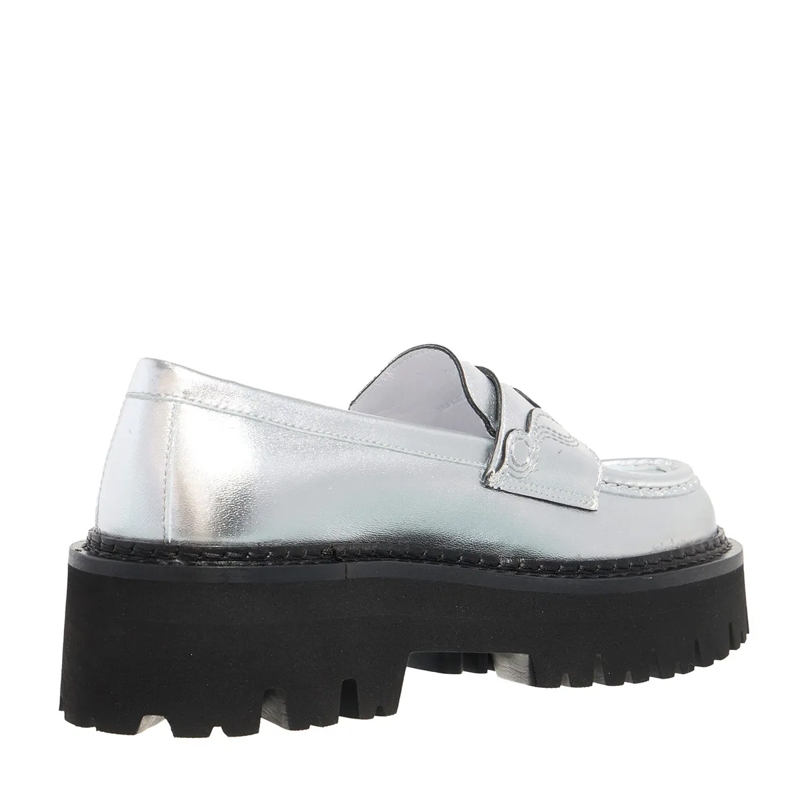 Moschino Loafer Scarpa Donna Argento(Image 2)