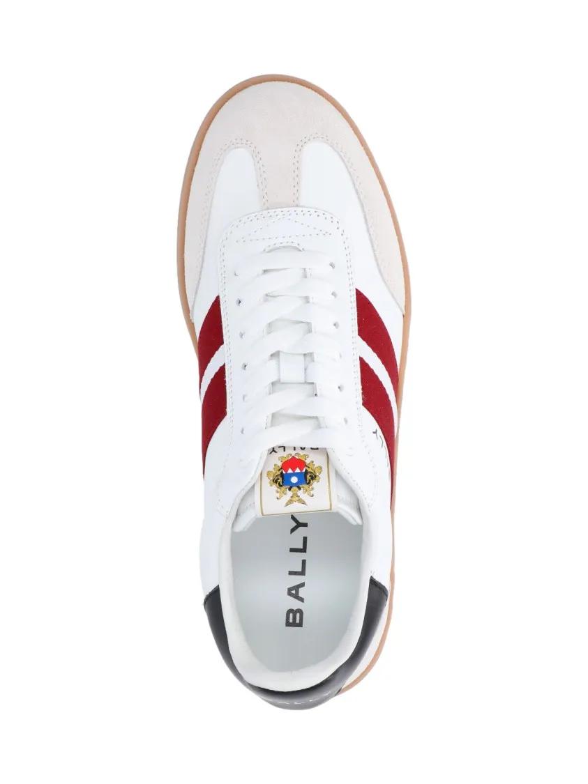 Thumbnail - Bally Low-Top Sneaker - "Retro Crest" Sneakers – White - Gr. 40 (EU) - in Weiß - für Damen