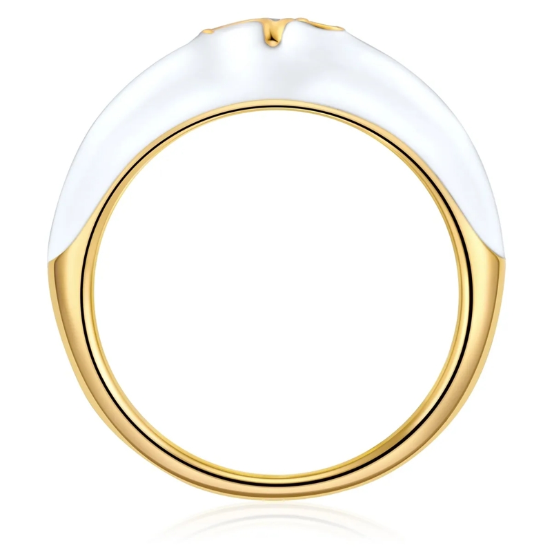 Glanzstücke München Ring Sterling Silber Ring Zirkonia Sternzeichen Widder gold(Image 4)