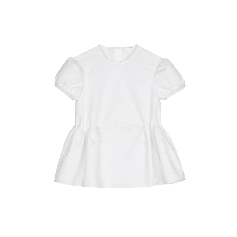 Cecille Bahnsen T-shirt Chiara Top Jaccquard White