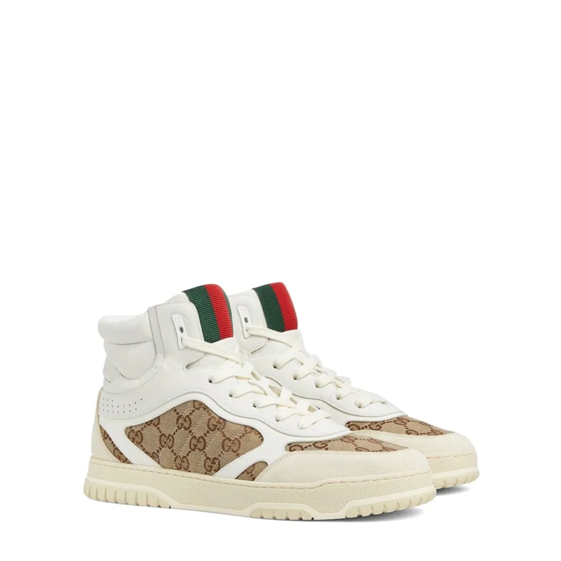 Gucci Low-Top-Sneaker Re-Web High Sneakers Neutrals