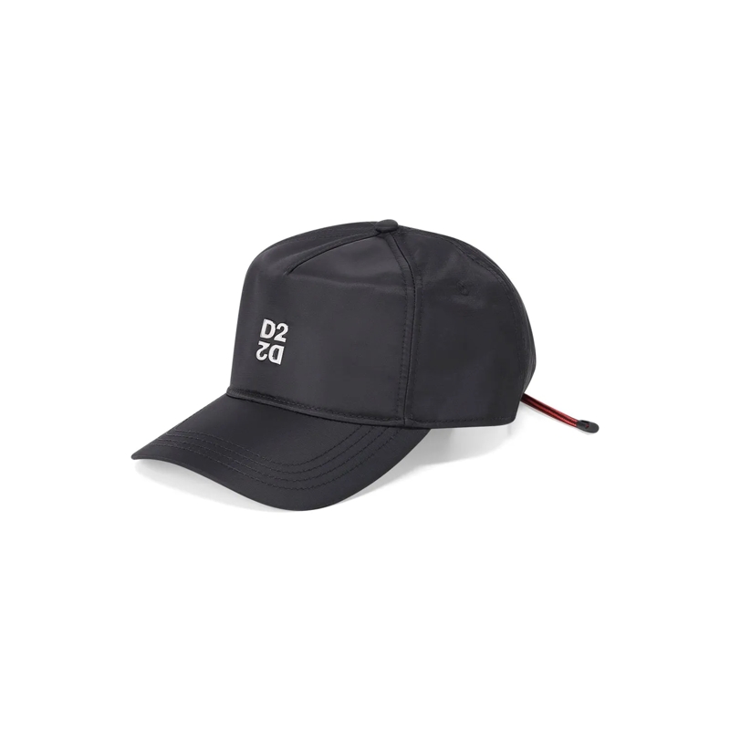 Dsquared2 Casquette de baseball Cap aus Baumwoll-Mix schwarz