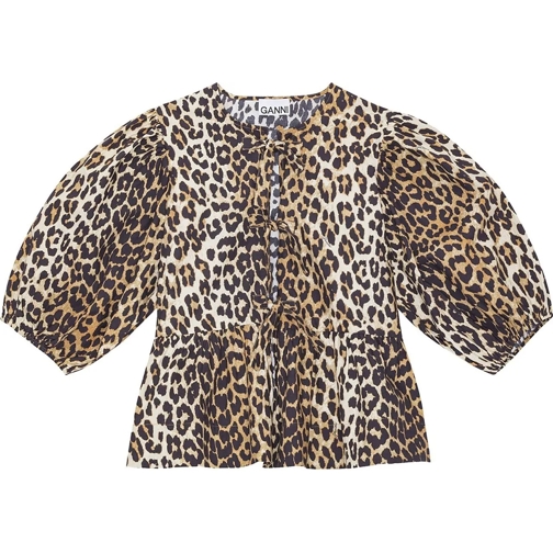 GANNI  bloes leopard mehrfarbig