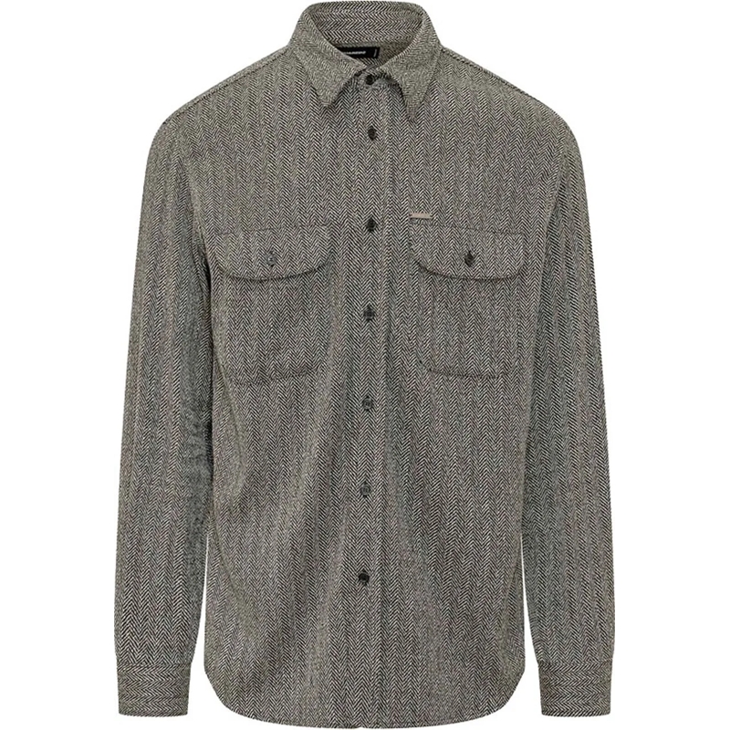Dsquared2 Haut décontracté Camicia con Tasche a Patta grau