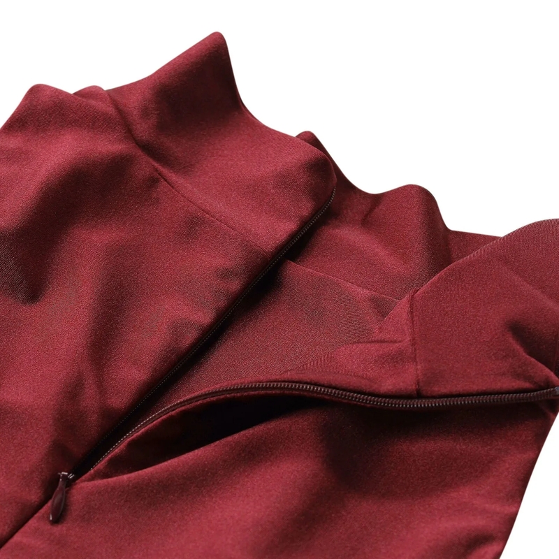 Chiara Boni Avondjurk Maxikleid Hasti JJ Long Zip rot(Image 3)