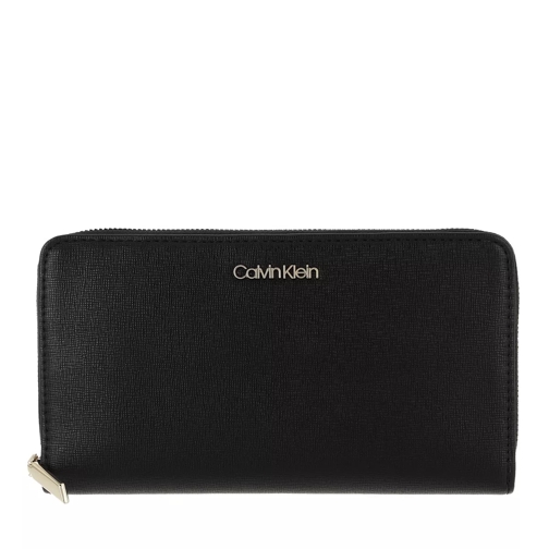 Calvin Klein Wallet Xl Saffiano Portemonnaie mit Zip-Around-Reißverschluss