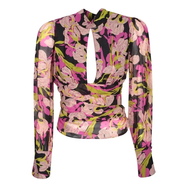 Floral print store blouses