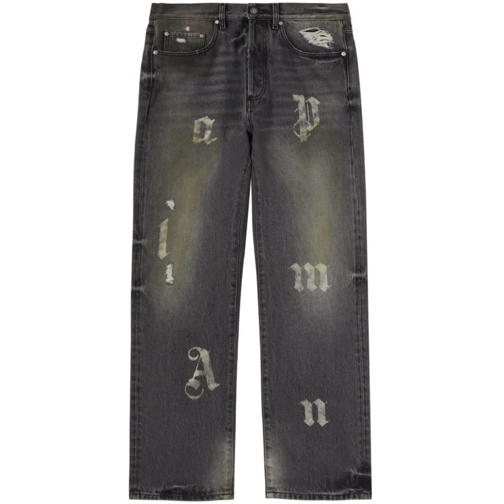 Palm Angels Jeans Logo Jeans Grey