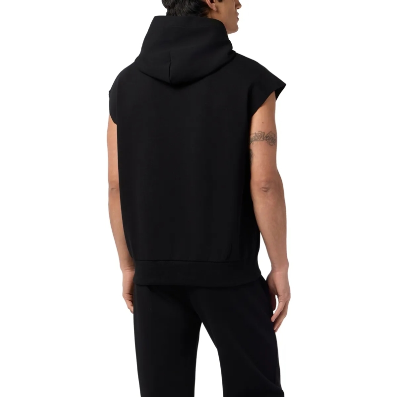 Plein Sport  Pique Hoodie Vest Icon schwarz(Image 2)