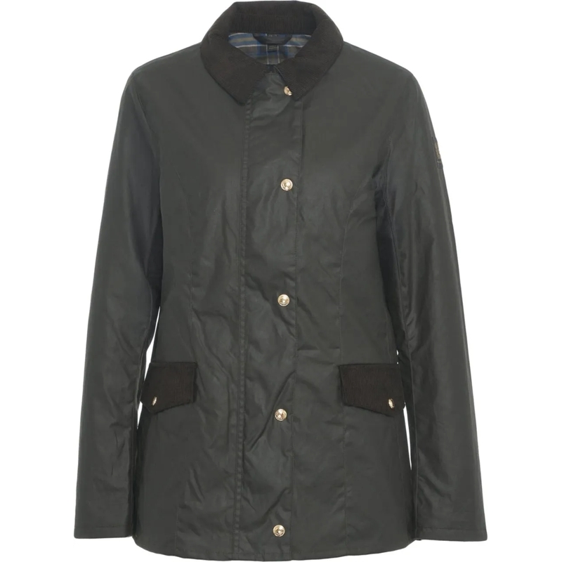 Belstaff Übergangsjacke Waxed Jacket 'Burghley' schwarz