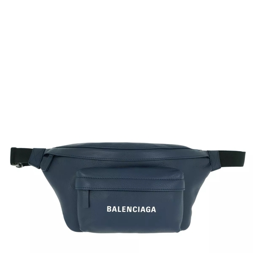 Balenciaga Everyday Logo Belt Pack Leather Bianco Crossbody Bag