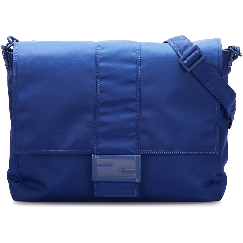 Fendi Schultertasche FF Lock Crossbody blau