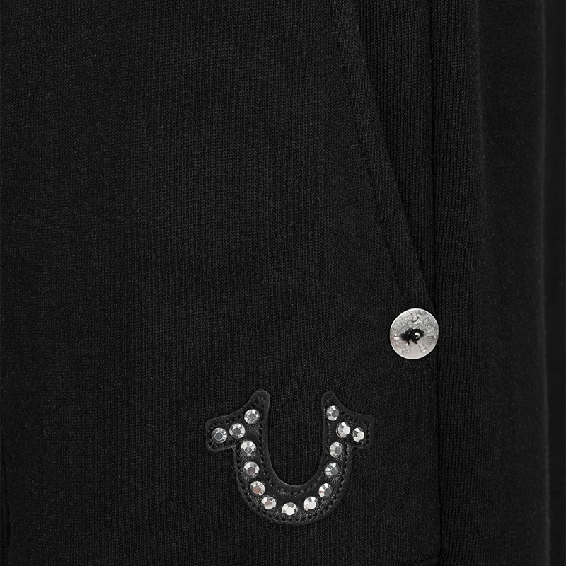 True Religion Jogginghose Sweathose STUDDED CARPENTER schwarz(Image 5)