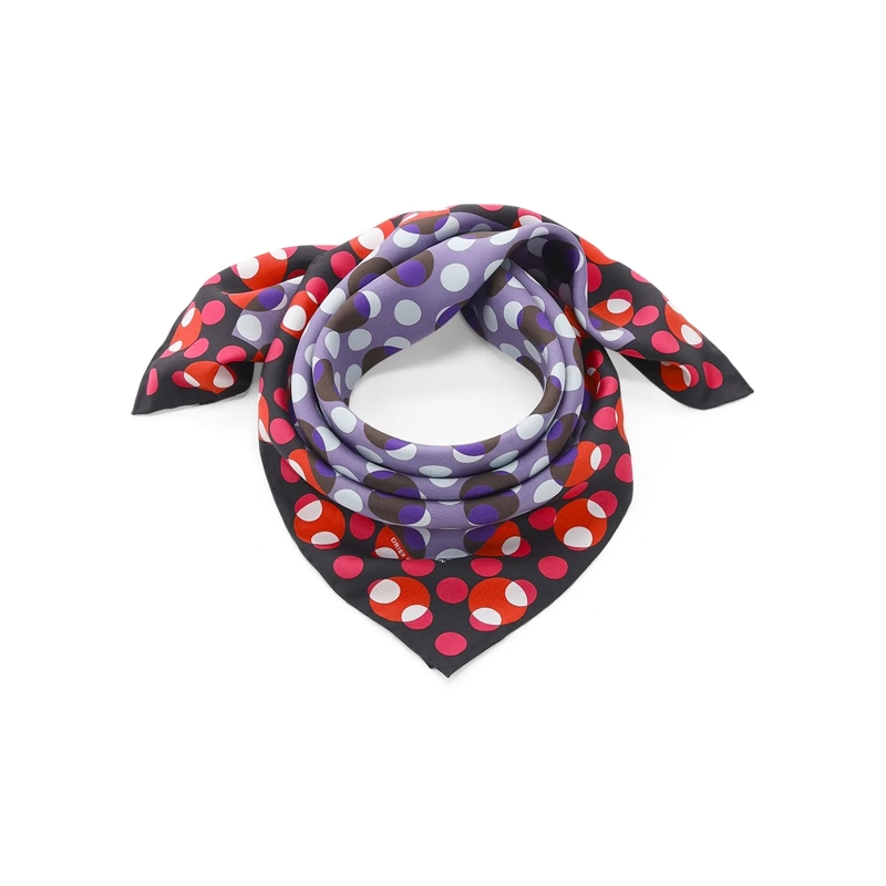 Dries Van Noten Écharpe légère Tuch aus Seide blau(Image 4)