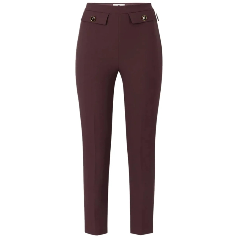 Elisabetta Franchi  Trousers Merlot rot
