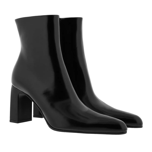 Balenciaga High Heeled Ankle Boot Leather Black Ankle Boot