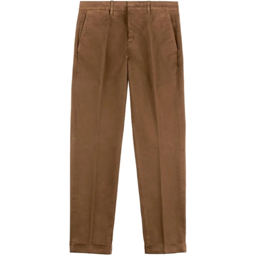 Fay Freizeithosen Trousers Brown schwarz