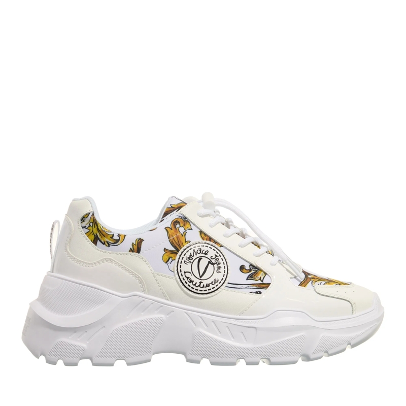 Versace Jeans Couture Low-Top-Sneaker Fondo Speedtrack Dis. Sc7 White + Gold