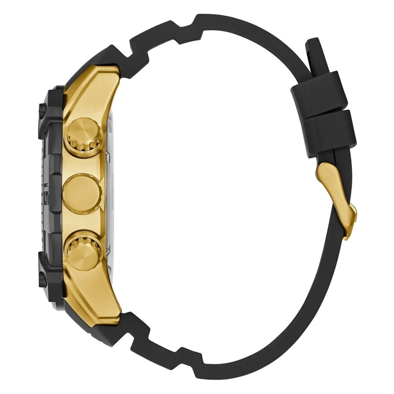 Guess Quarzuhr Quarz-Analoguhr Linebacker schwarz(Image 5)