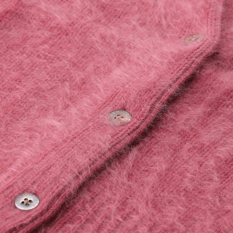 Hemisphere Cardigan Strickjacke aus Kaschmir pink(Image 4)