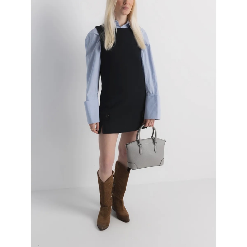 MICHAEL Michael Kors Cartable Murphy Md Ew Dome Satchel Quarry Grey(Image 5)