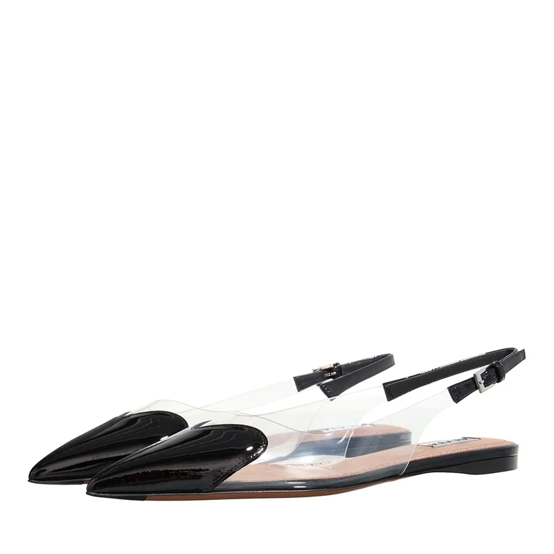 Alaia Ballerines Flat Slingbacks Noir