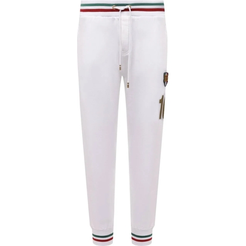 Dolce&Gabbana Pantalons d'entraînement Dolce & Gabbana Logo Sweatpants weiß