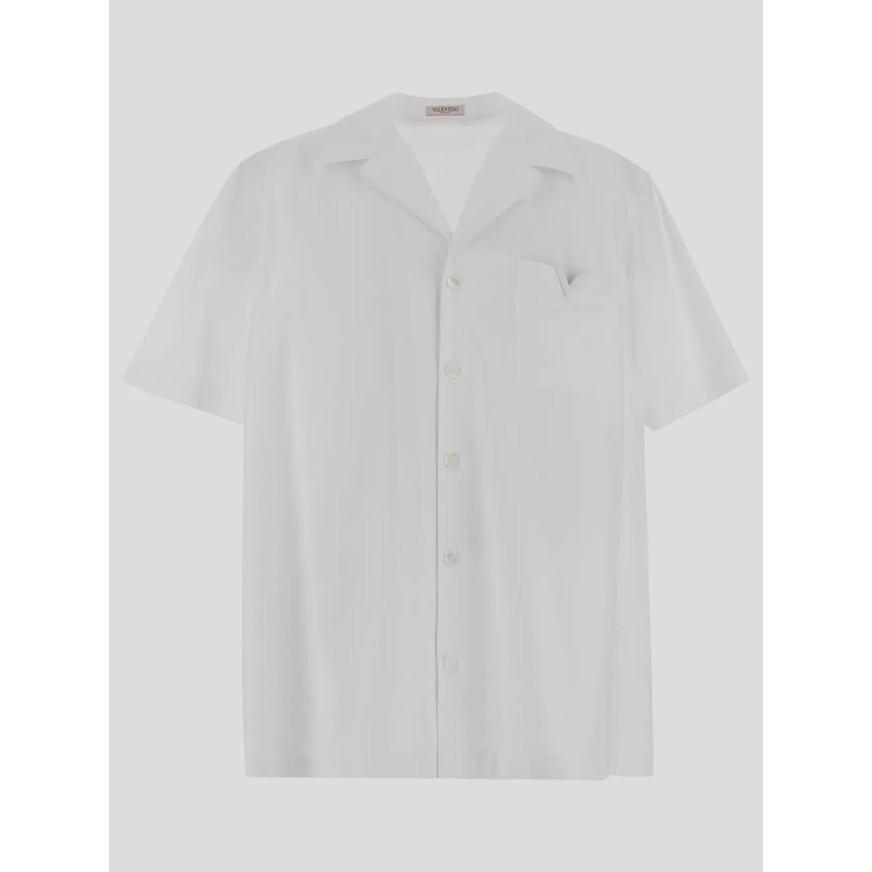 Valentino Garavani Casual top Cotton Popelin Shirt White