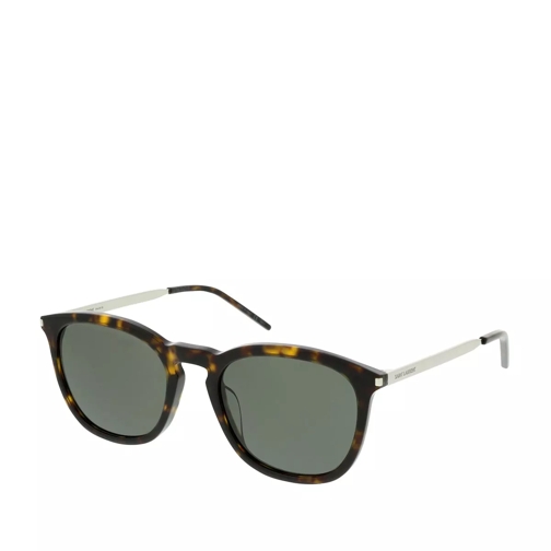 Saint Laurent SL 360-002 53 Sunglasses Havana-Silver-Grey Solglasögon