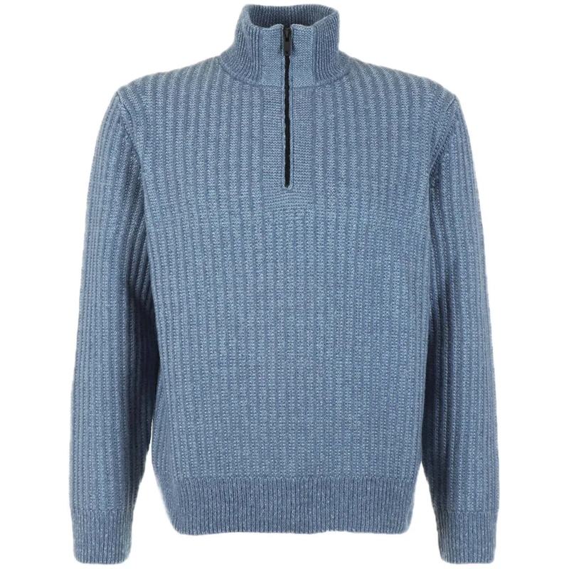 Boss Pullover Kwinter Open Blue blau