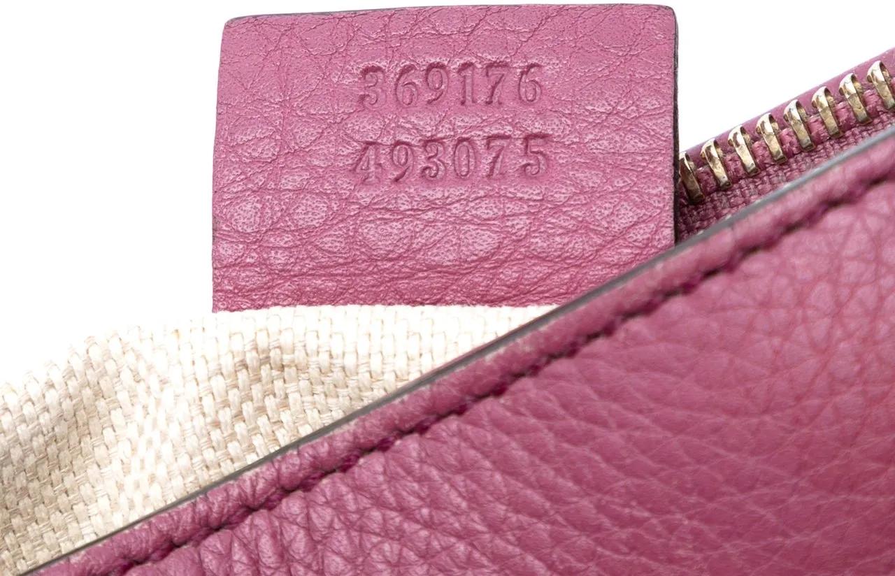 Thumbnail - Gucci Hobo Bags - Small Pebbled Leather Soho Cellarius Satchel - Gr. unisize - in Orange - für Damen