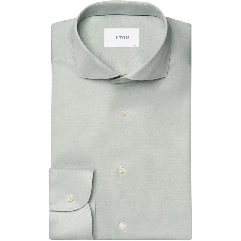 Eton  Eton Filo De Scozia Oxford Shirt Lange Mouw Overhe grün(Image 2)