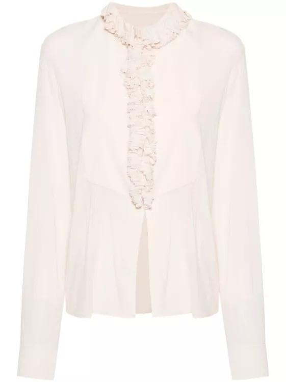 Philosophy Di Lorenzo Serafini - Ruffles Shirt - Größe 40 - pink