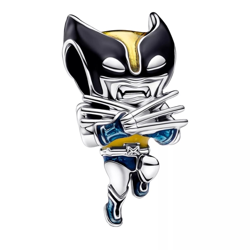 Pandora Marvel Wolverine sterling silver charm with enamel Multicolor Hanger