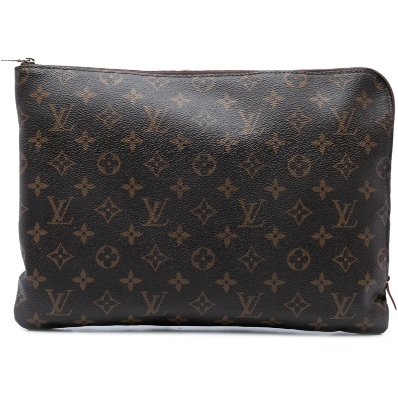 Louis Vuitton Pochette Monogram Etui Voyage MM braun
