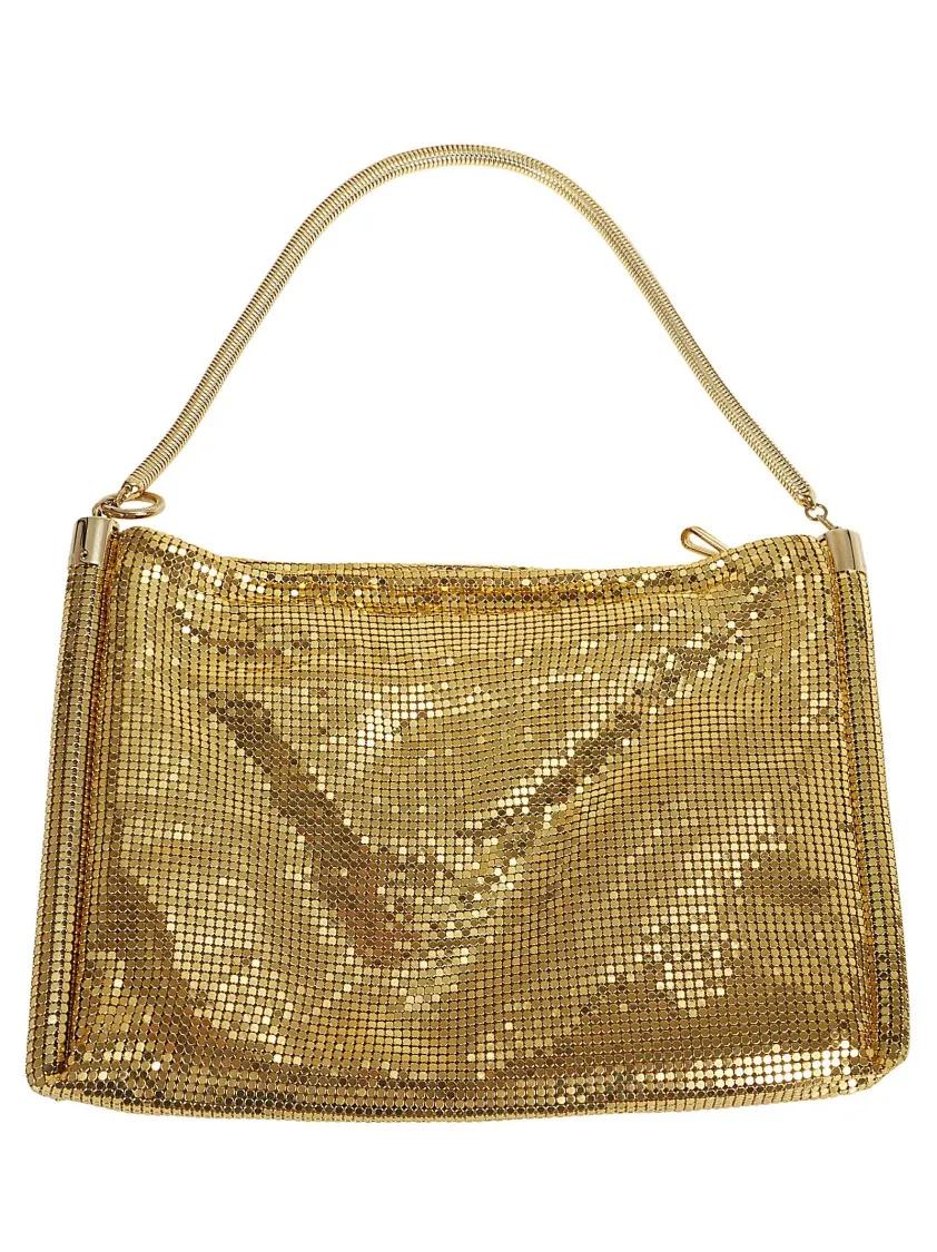 Paco Rabanne Shoppers Pixel Tube in goud