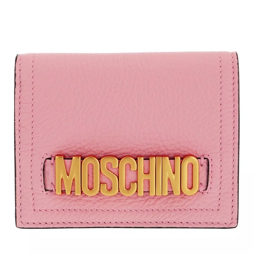 Moschino Portafoglio Rosa Bi-Fold Wallet