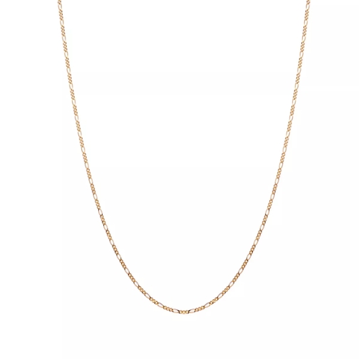 V by Laura Vann Gold Plated 18" Figaro Chain Yellow Gold Collana media