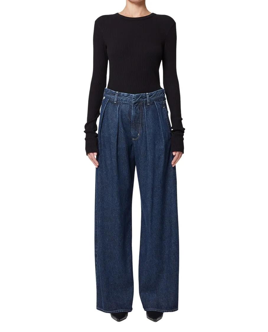 Citizens Of Humanity - Petra Pleated Denim Pants - Größe 30 - blau