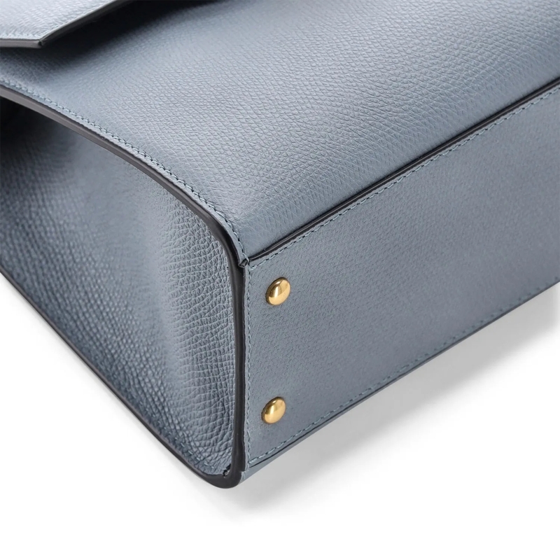 Valentino Garavani Crossbody Bag Kleine Handtasche aus Genarbtem Kalbsleder blau(Image 5)