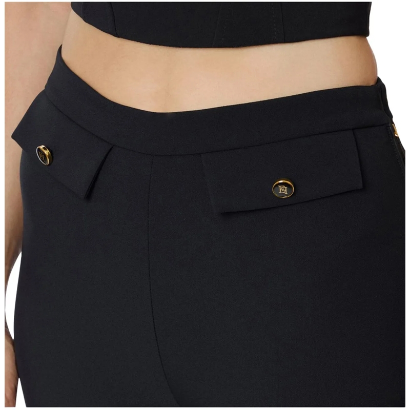 Elisabetta Franchi Hose Trousers Black schwarz(Image 4)