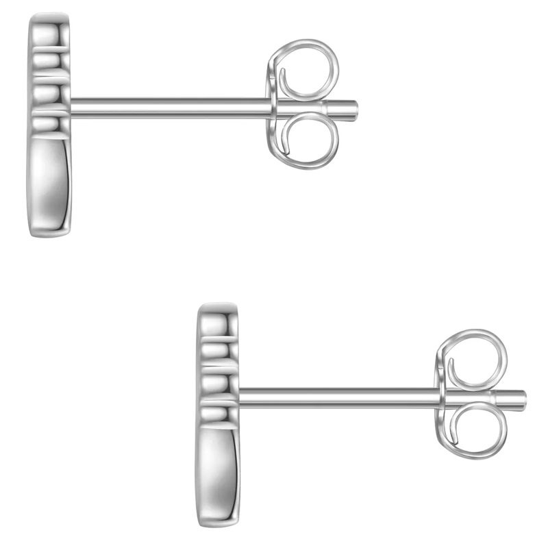 Glanzstücke München Ohrstecker Sterling Silber Ohrstecker Lab Grown Diamond Engel silber(Image 2)