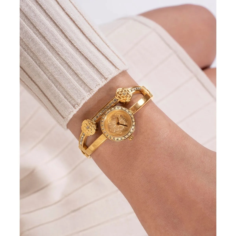 Guess Automatikuhr Quarz-Analoguhr Chloe gold(Image 12)