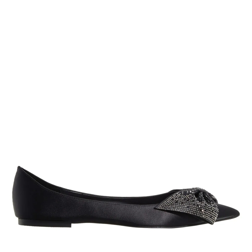 Steve Madden Ballerina Magi Black Satin