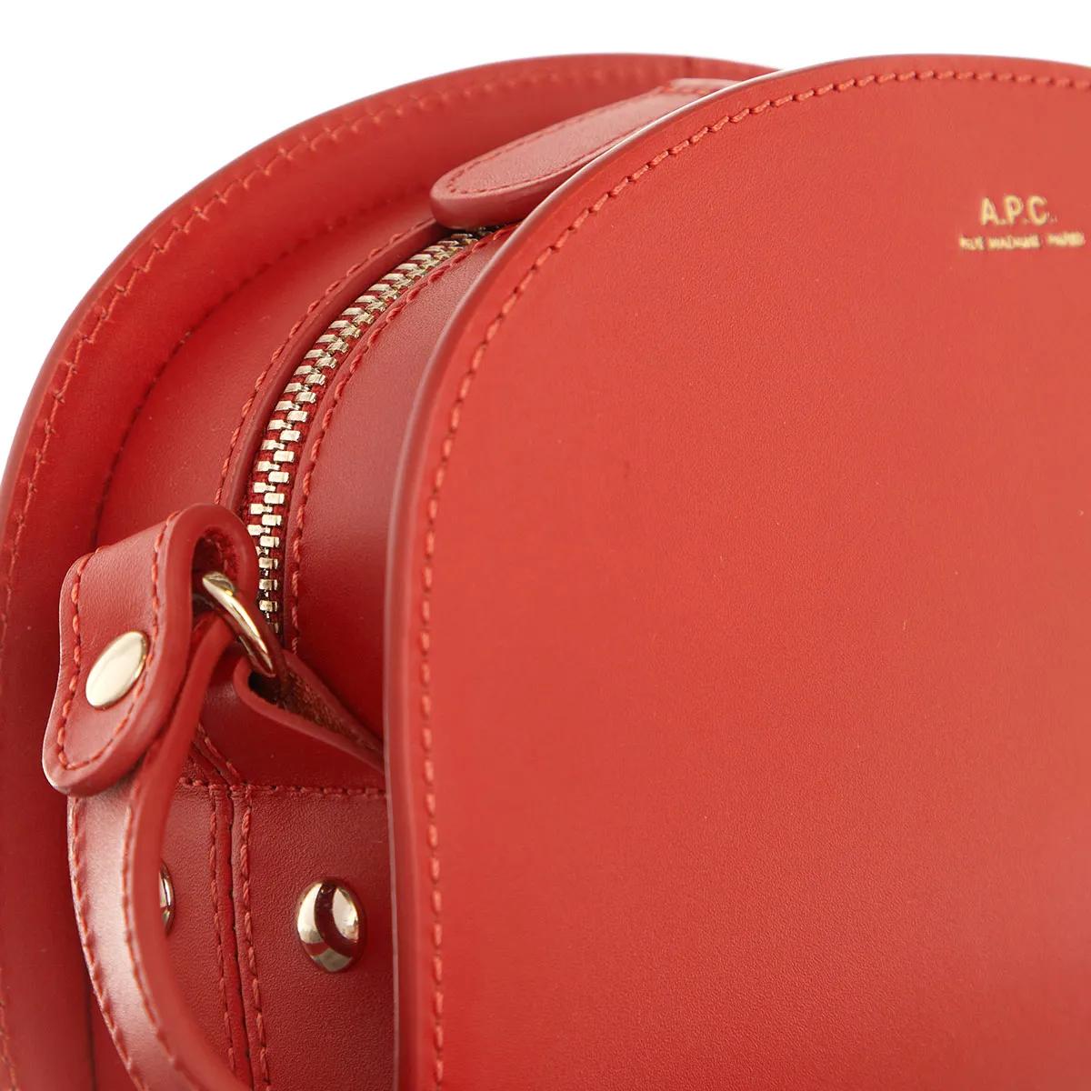 A.P.C. Crossbody bags Sac Demi-Lune Mini in oranje