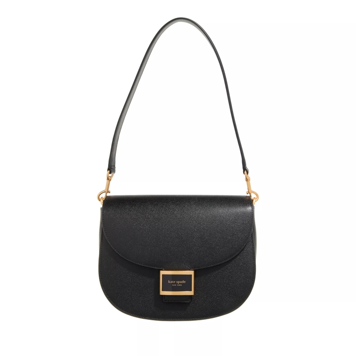 Kate Spade Handtasche, schwarz, Leder, mit abnehmbaren popular Umhängegurt