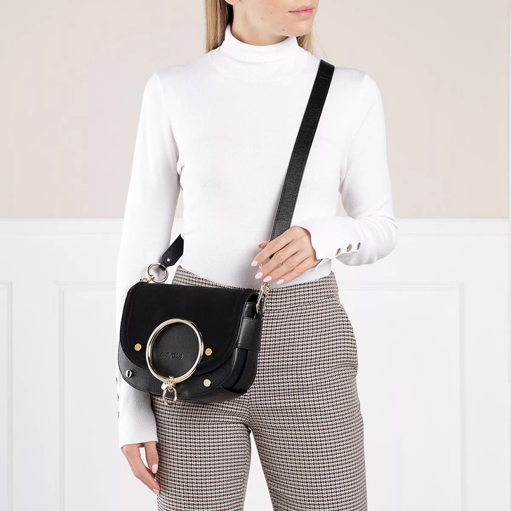 See By Chlo Mara Crossbody Bag Leather Black Crossbody Bag