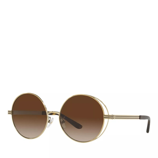Tory Burch 0TY6085 Sunglasses Shiny Gold Zonnebril