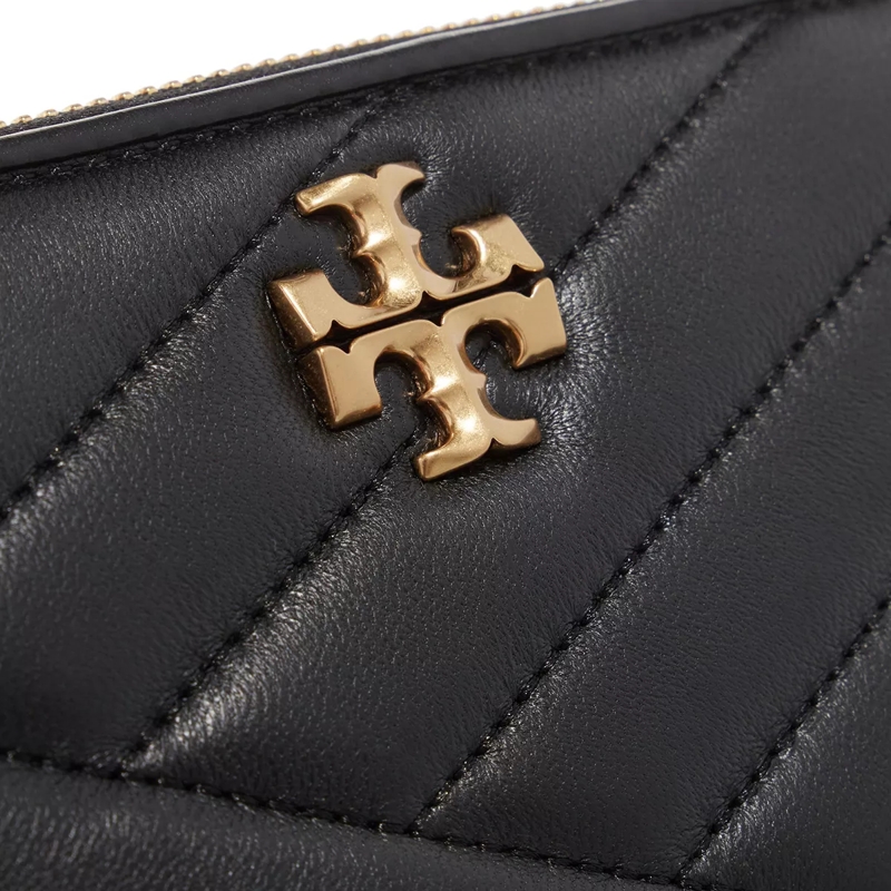 Tory Burch Portemonnaie mit Zip-Around-Reißverschluss Kira Chevron Zip Continental Wallet Black(Image 4)